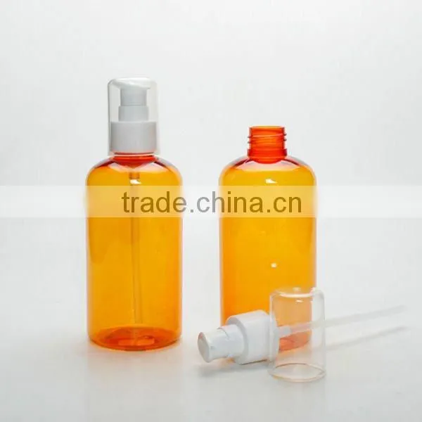Treatment pump PET 250ml B Orange Clear