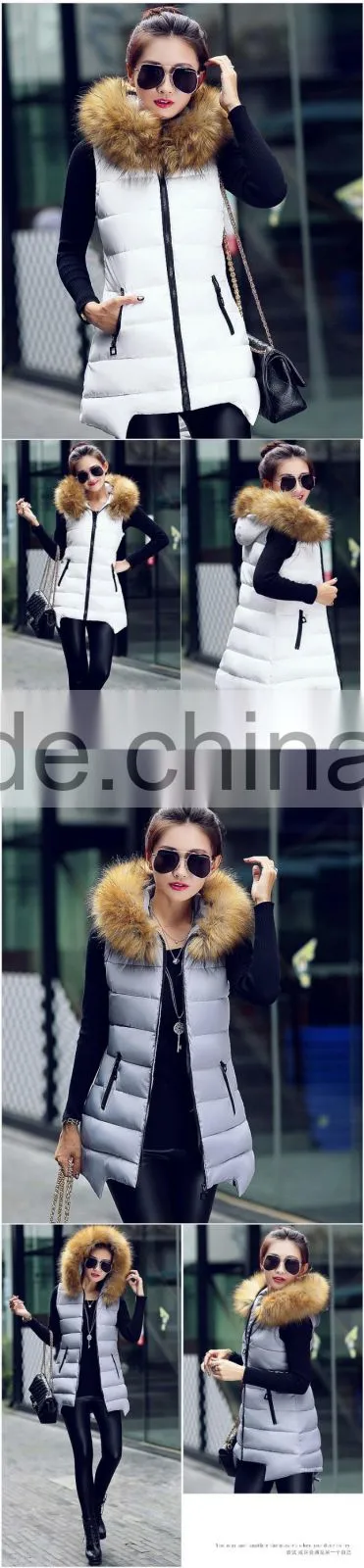 Beautiful girls women sleeveless jacket