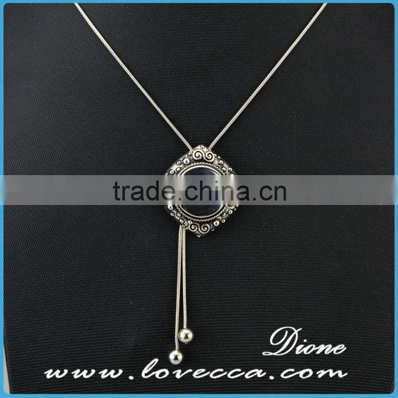 Dubai wholesale women fashion jewelry charms custom snap button necklace pendant