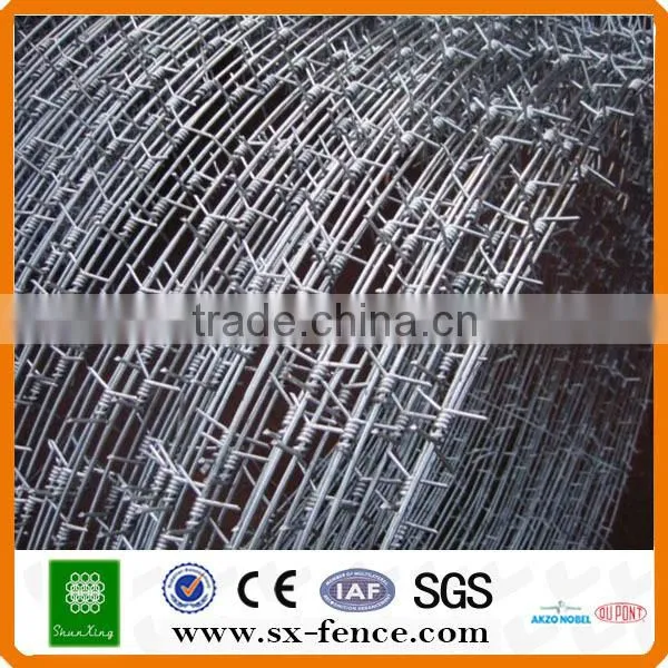 ISO,SGS,BV Anping shunxing factory high quality galvanized barbed wire