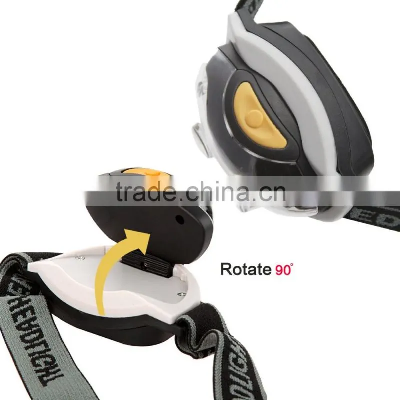 6 LED Lights 300Lumen 3 Mode Outdoor WaterResistant Headlight Night Fishing Camping Hiking Cycling Climb WaterProof Headlamp