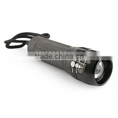 3 mode Focus Zooming Flashlight Torch Light