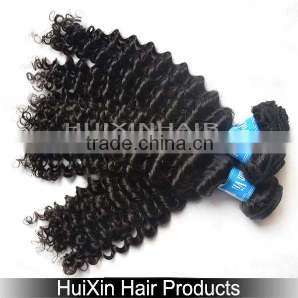 tangle free deep wave wet and wavy human hair extension bulk buy from china virgin hair 100 percent indian remy human