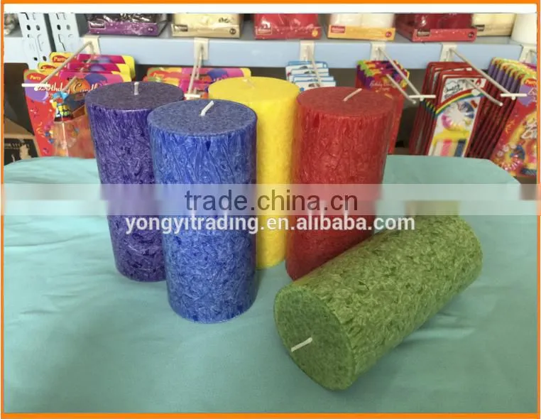 Flameless Pillar Candles Set/Cheap Decorative Pillar Candles