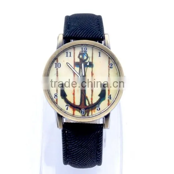 Wholesale Cheapest Price Retro Anchor Watch Design