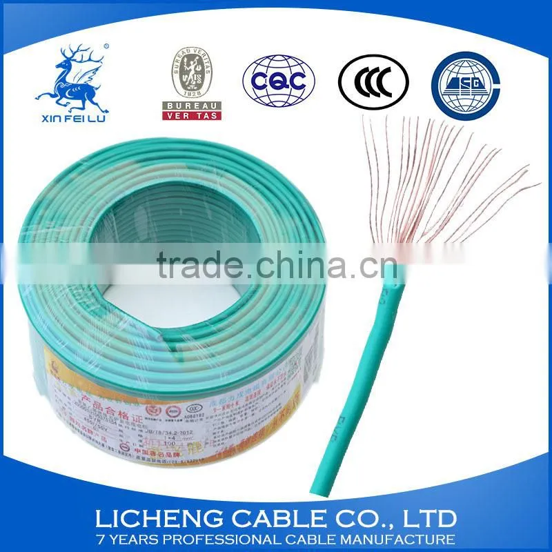 PVC insulated Electric Cable Flexible Housing Wire H07V-R 35mm2