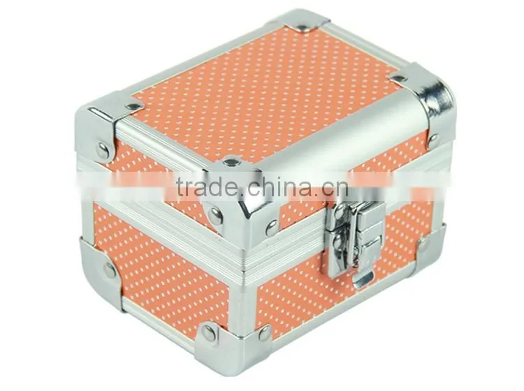 Pvc Purple Color Small Dots Pattern Empty Boxes Watch Gift Box
