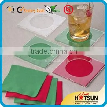 Elegant Acrylic Napkin Coaster,Acrylic pad