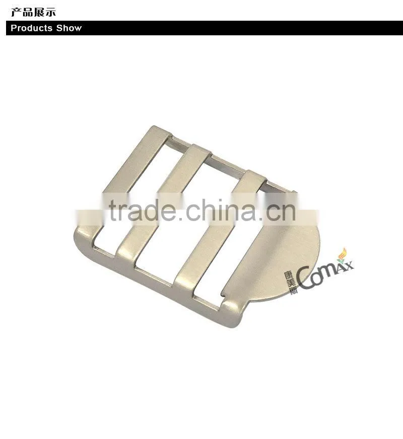 Custom adjustable lock metal bag buckle