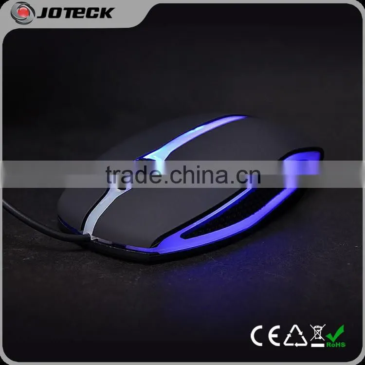 Small backlit 3d blue digit laptop mouse