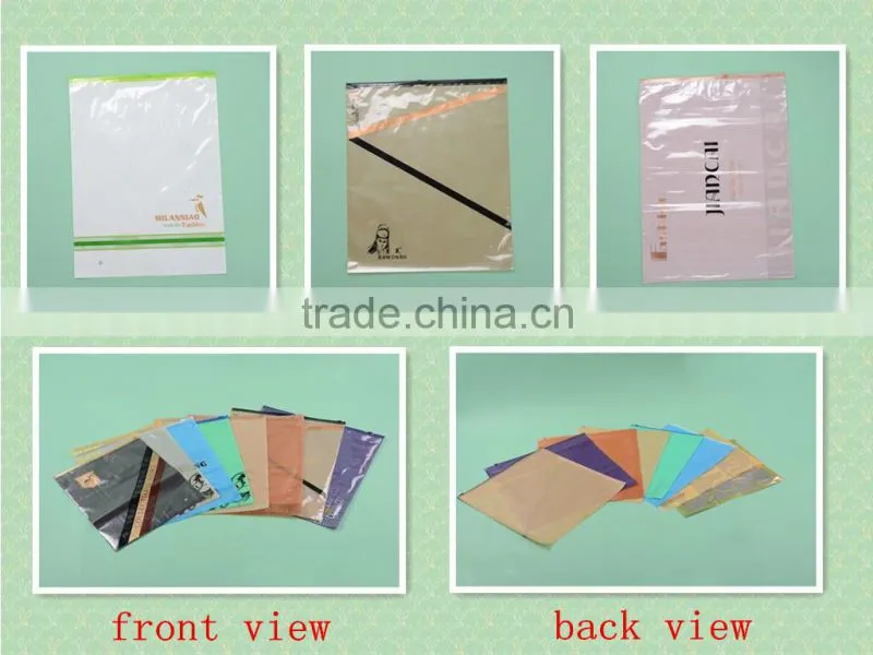 slide seal valve plastic bag for clothes garment packing