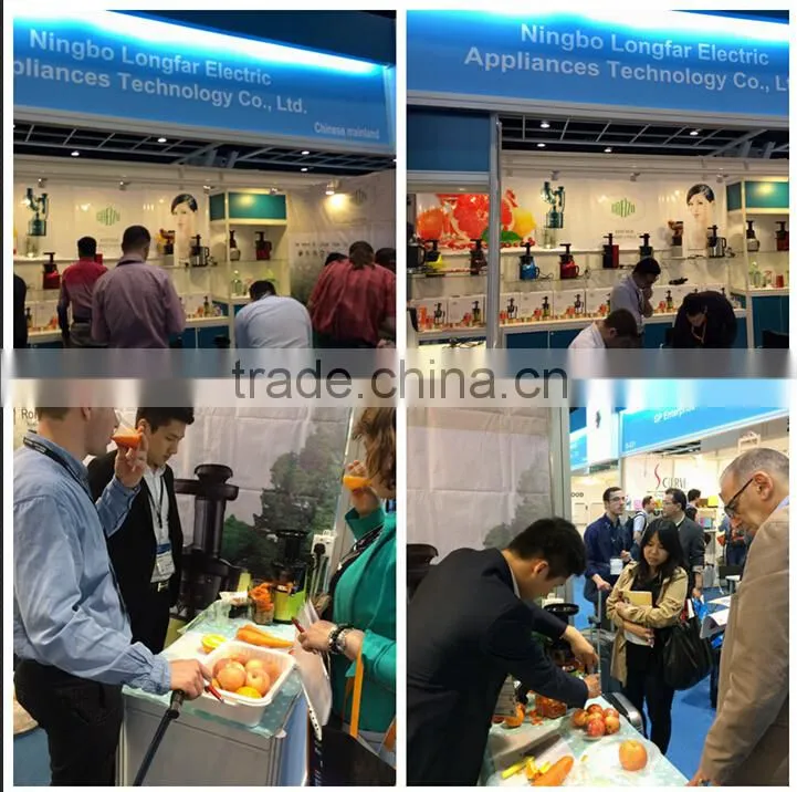 LF-6218 New arrival 200W AC induction motor 80mm whole apple fruit big mouth 43 RPM cold press slow juicer