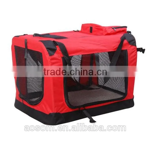 PawHut Red 27 inch Pet Folding Cage