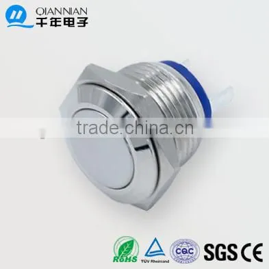 QN16-A4 16mm Momentary Metal Push Button Switch