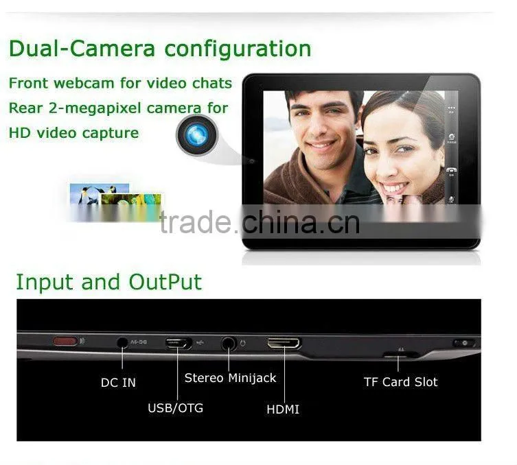 Ramos W22 Pro9.7 inch Tablet PC +Dual camera +Android 4.0 ICS +1GB+16GB+Amlogic 8726-Mx Cortex A9 Dual Core 1.5GHz