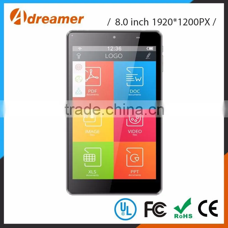 2016 new style 8 inch A64 Quad core 1920*1200 WIFI Bluetooth Tablet PC