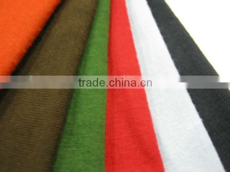 Polyester Spandex Single Jersey dye Knitted Fabric high quality