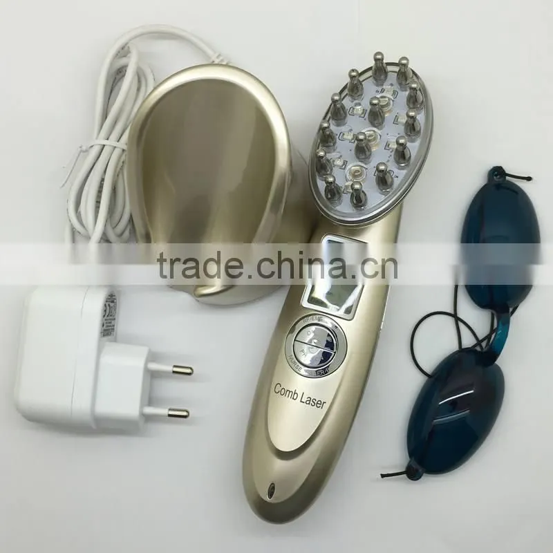 travel size vibrating comb brush for home use