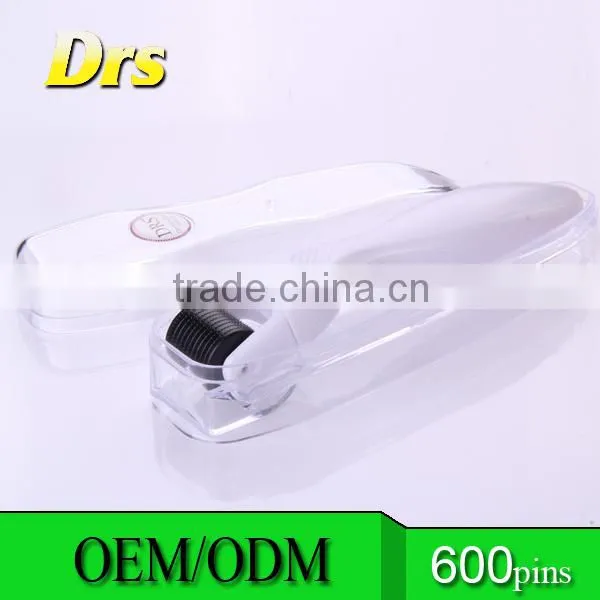 600 pins microneedling derma roller micro needle roller for stretch marks and celullite