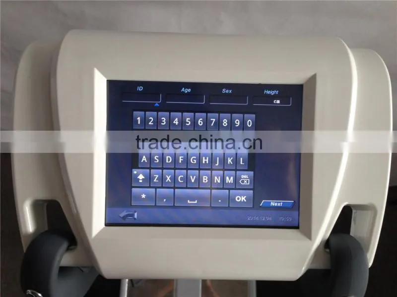 Professional body human element composition analyzer with printer