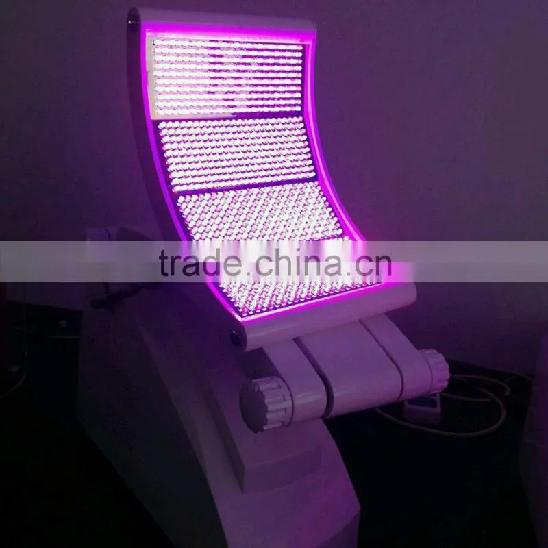 Led and infrared light therapy machine for face care