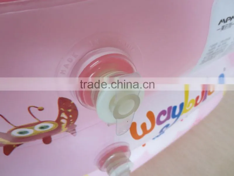 Yiwu price pink New deep design inflatable phthlate free pvc swimming pool with custom logo printed for promotion