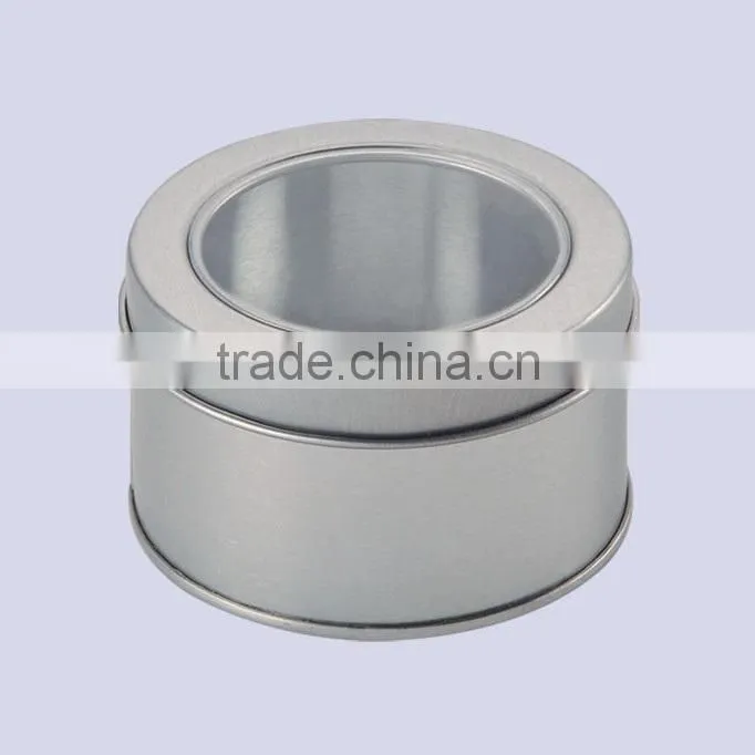 top quality round watch boxes wholesale fashion watch storage box OEM watch box with PVC window lid