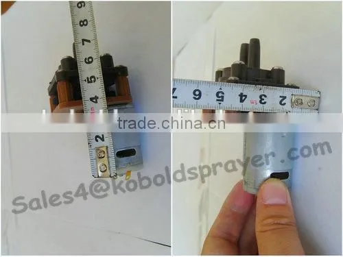 (Pump-03) Battery Fence painting sprayer 12V gear pump