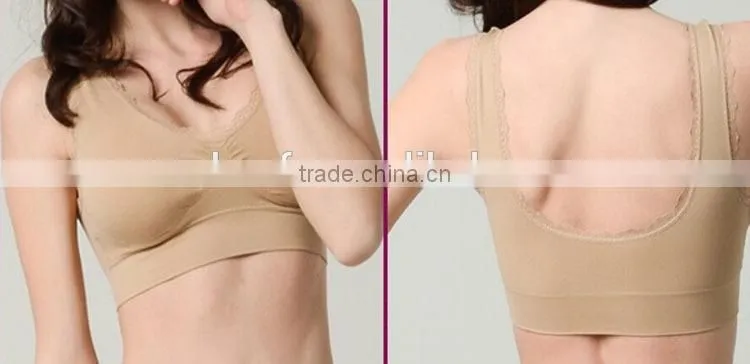 Factory Wholesale Seamless Lace Bra Hot Sexy Women Sports Bra