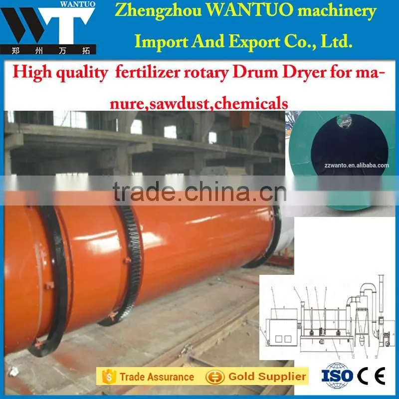 Rotary drum dryer/agricultural fertilizer machine