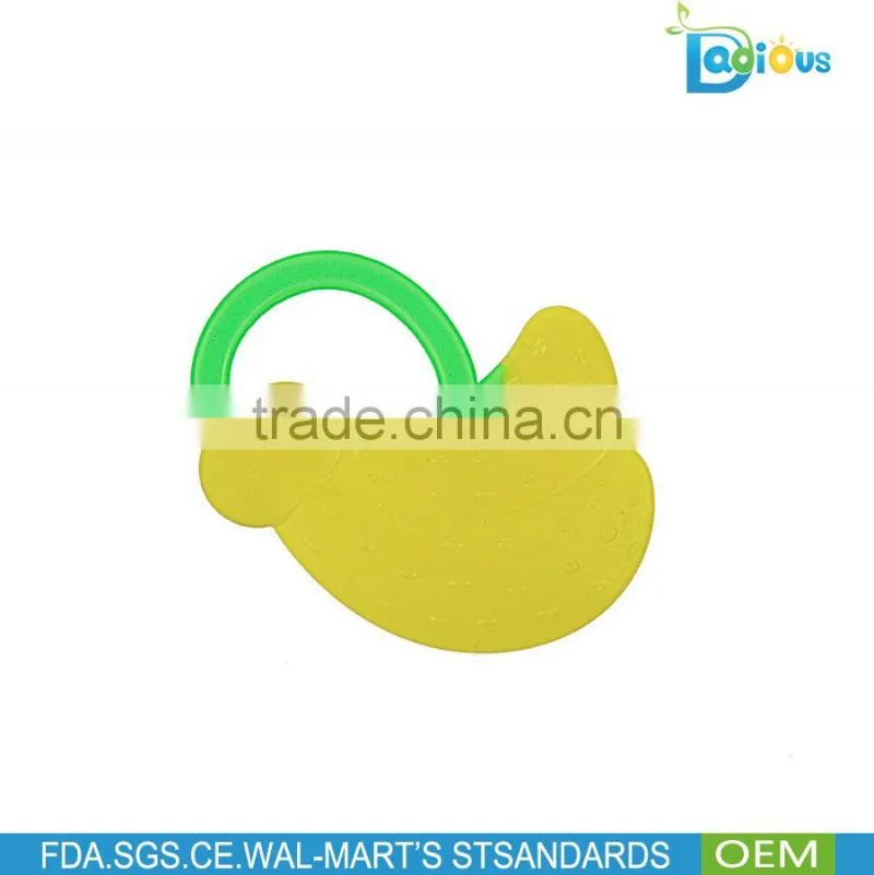 High quality 100% food grade silicone baby teether Corn teether