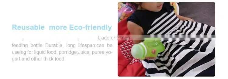 baby glass feeding bottles with silicone sleeve