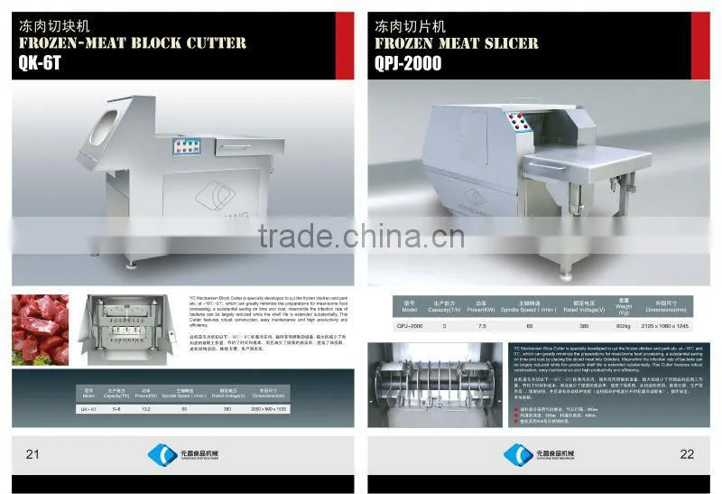 Stainless Steel Frozen-meat Block Cutter QK-6T