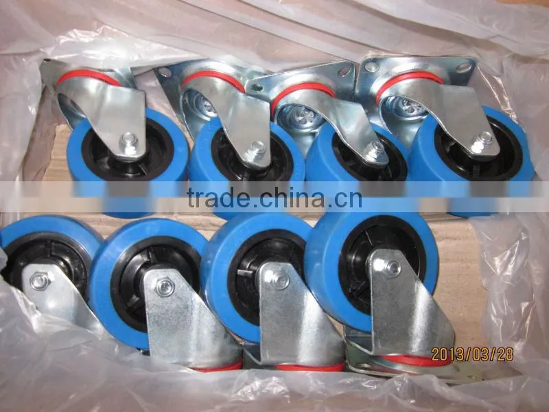 high quality 5" mediun-size high temperature rubber wheel