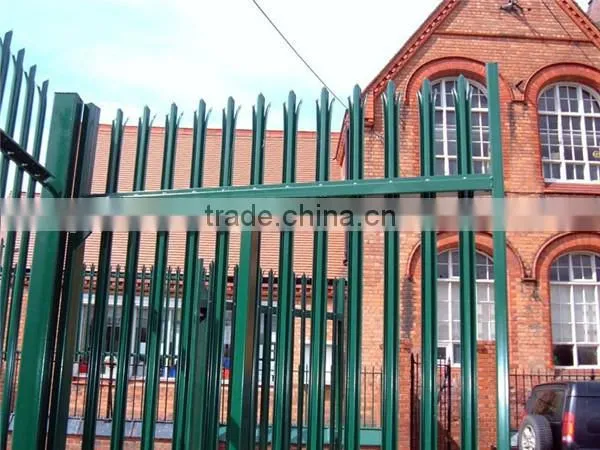 Top supplier low carbon steel wire palisade fence
