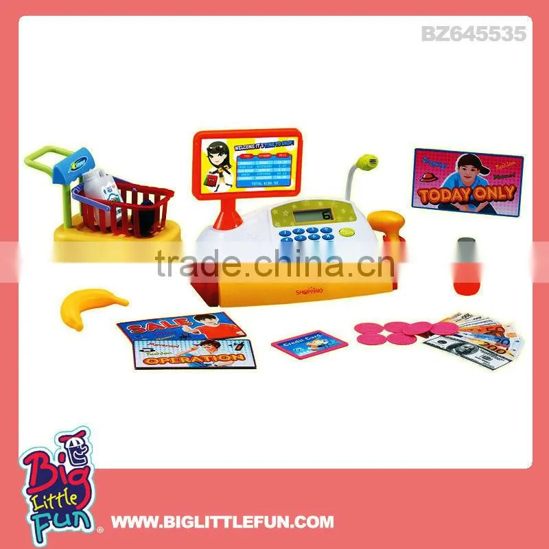 Shopping cart toy ,supermarket toys pretend play