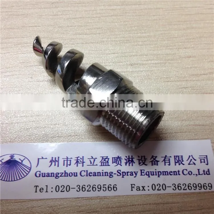 1/4" teflon spiral full cone nozzle for chemical processing