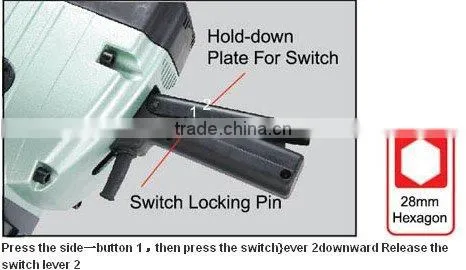 Professional Demolition Hammer 2200W ET03275RH