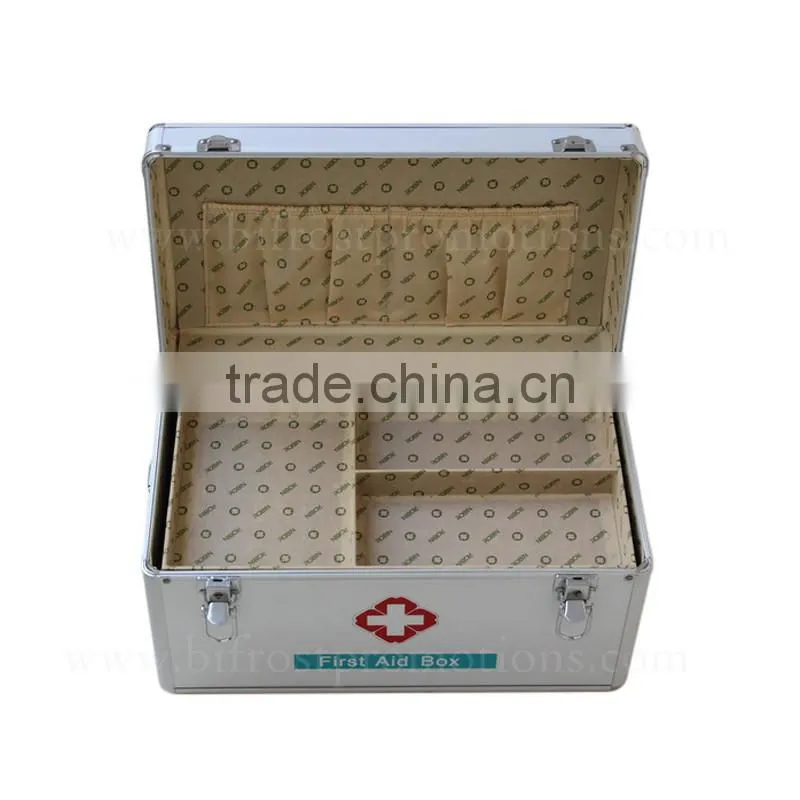 Home Metal Box Aluminum Medical First Aid Kit