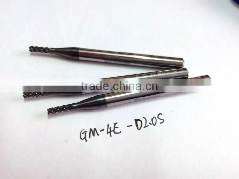 Square end mill tungsten carbide micro head dia1.0mm wholesale price