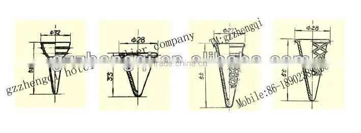 Hot sales 4 heads ice cream cone machine,ice cream cone making machine price (ZQR-4)