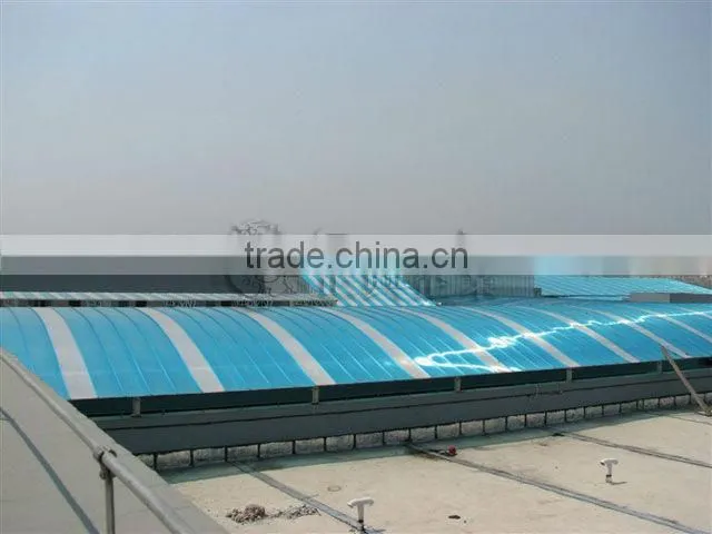 U-lock polycarbonate sheets for roofing