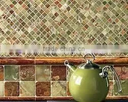 BEAUTIFULL CUSTOM MADE MULTI GREEN ONYX MOSAIC TILES COLLECTIONS