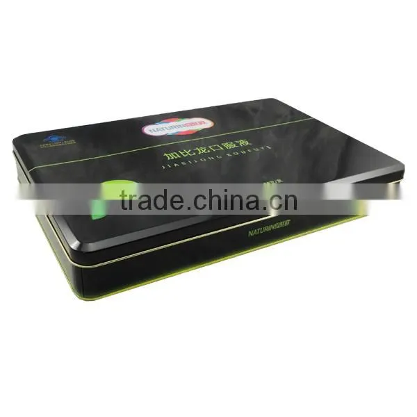 rectangle metal tin box packaging