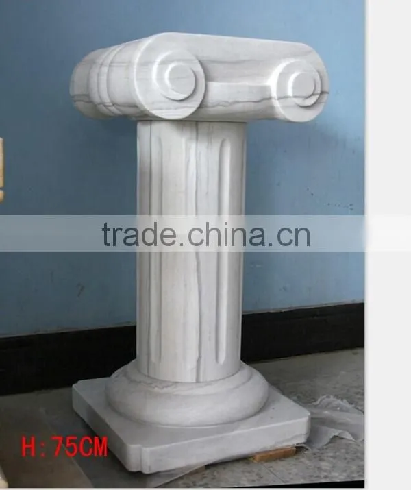 Decorative Marble Column Natural Stone Pillar