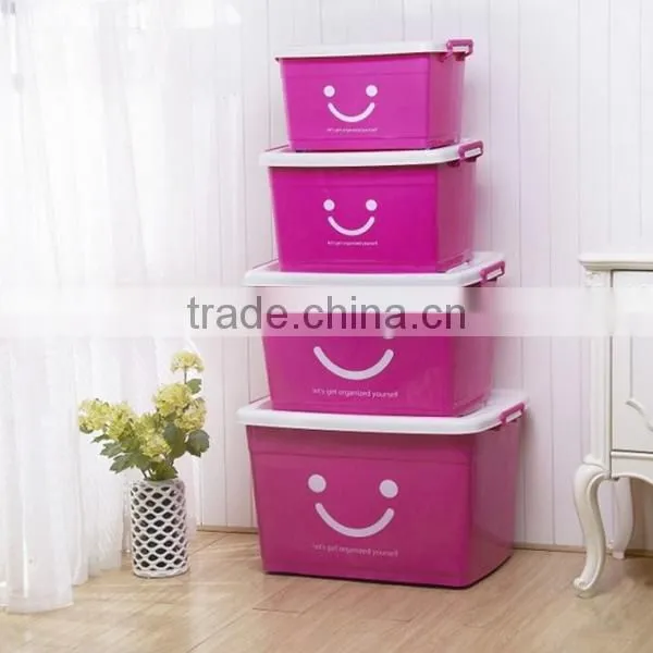4pcs beautiful color woven basket wholesale
