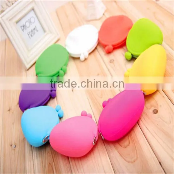 2014 NEW Promotional silicone coin purse china cheap silicone purse manufacturer