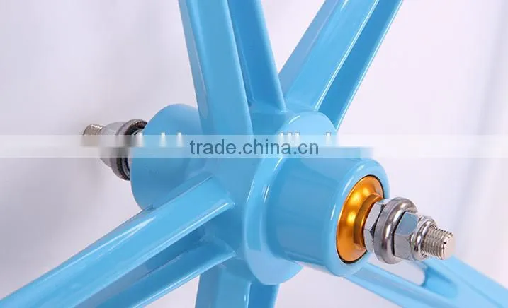 700C lightest strongest magnesium alloy bike wheel /fixed gear type hub bike wheel