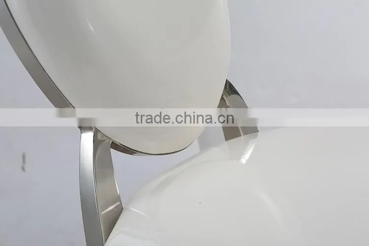 Foshan furniture market modern stainless steel chair for wedding