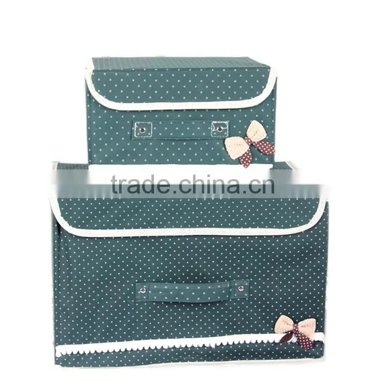 N490 New Arrival Household Non Woven Box Foldable Storage box